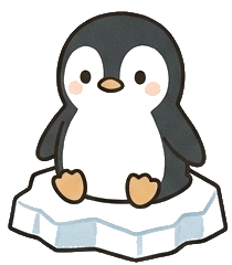 Penguin eating